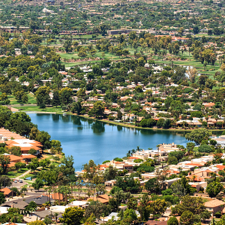 HOA Conservation Resources, Aerial View of Scottsdale